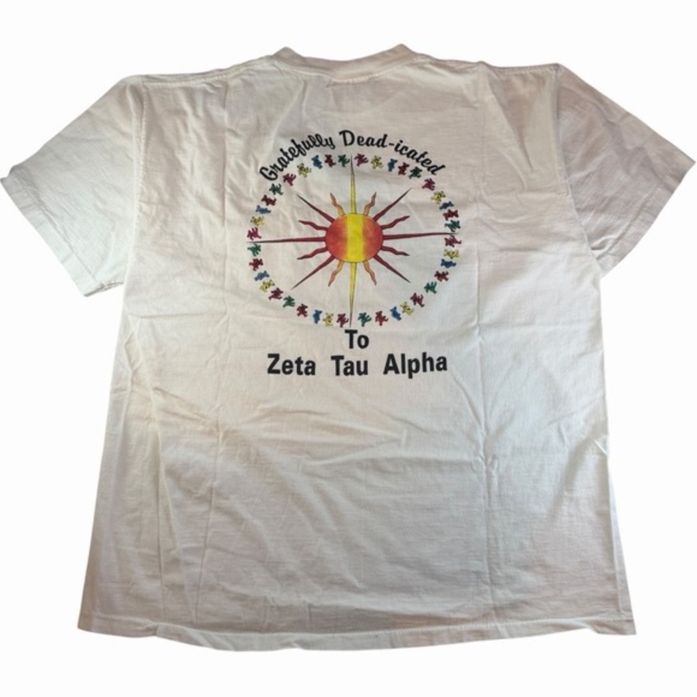 Vintage Presbyterian College Zeta Tau Alpha Grateful Dead Parody Shirt Size‎ XL - Picture 4 of 8